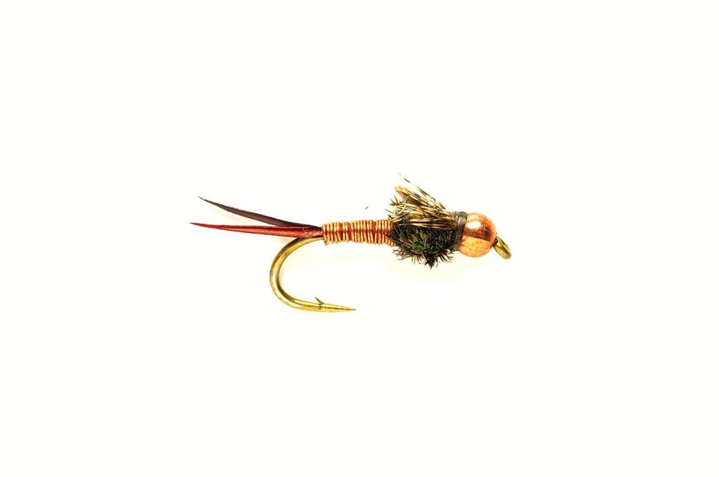 Atlantic Flies TDF Copper John with White Rubberlegs - Fin & Game