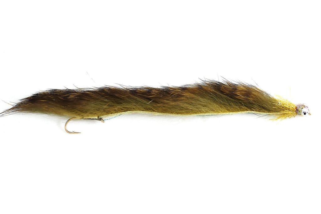 Fario Fly – Olive 10cm Snake - Fin & Game