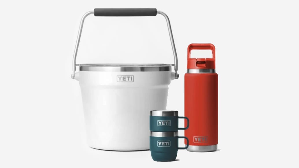 Yeti Drinkware Product Image On Grey BackGround.