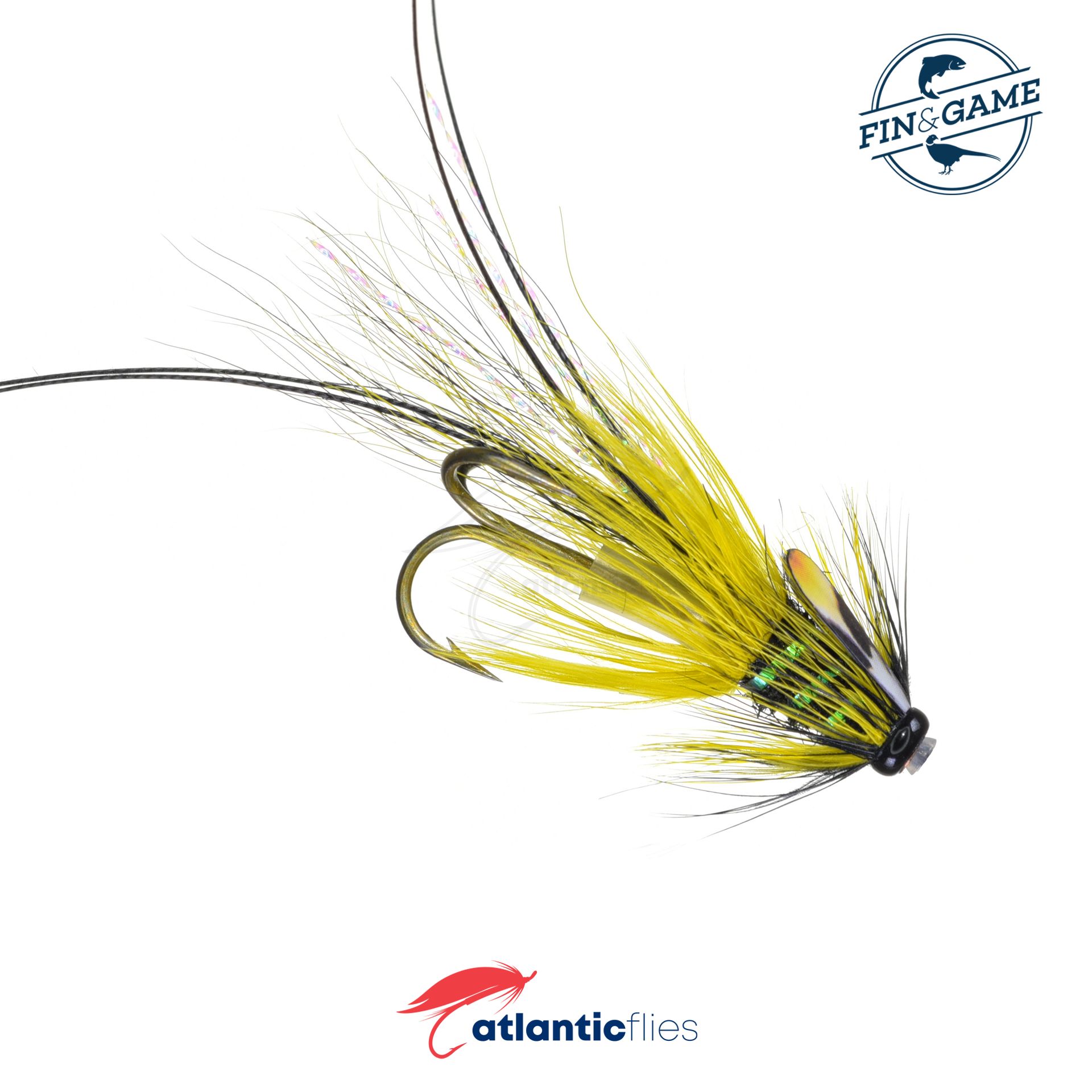 Atlantic Flies Black and Yellow PBP Tube - Fin & Game
