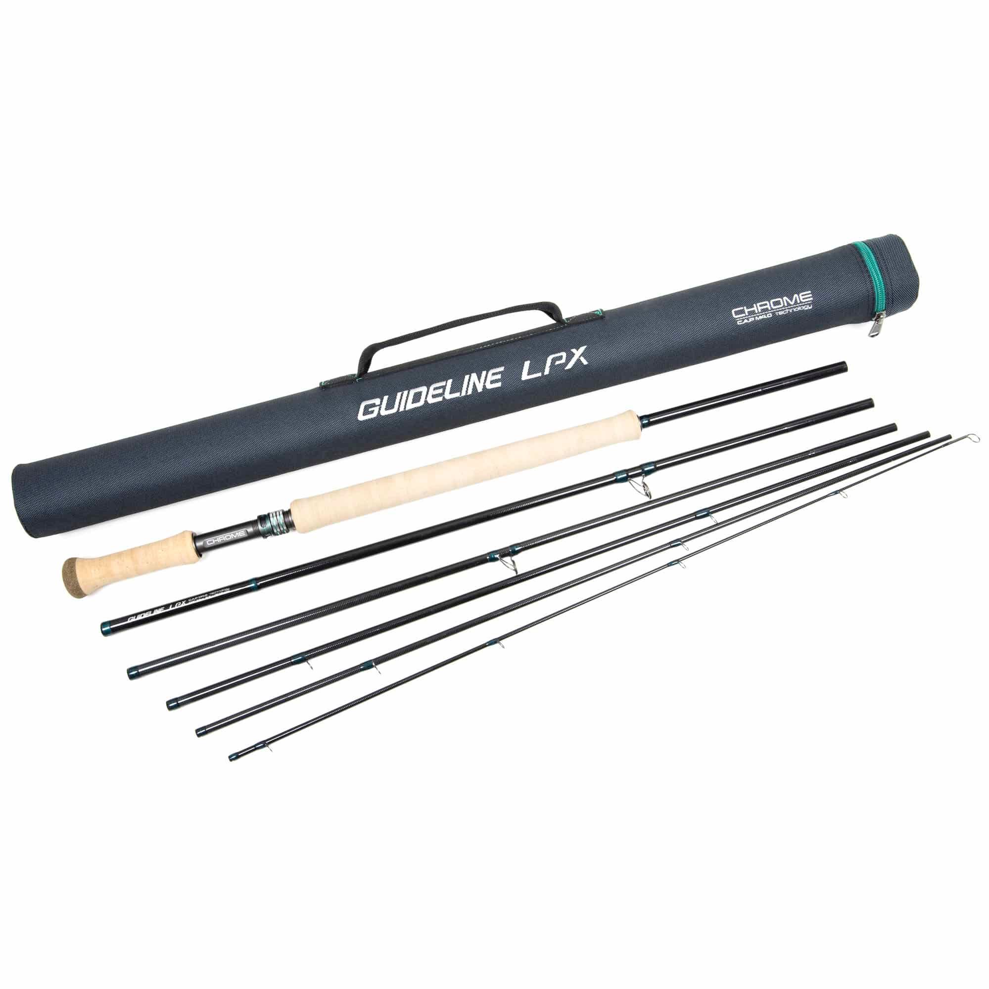 Guideline LPX Chrome 6pc DH Fly Rod - Fin & Game