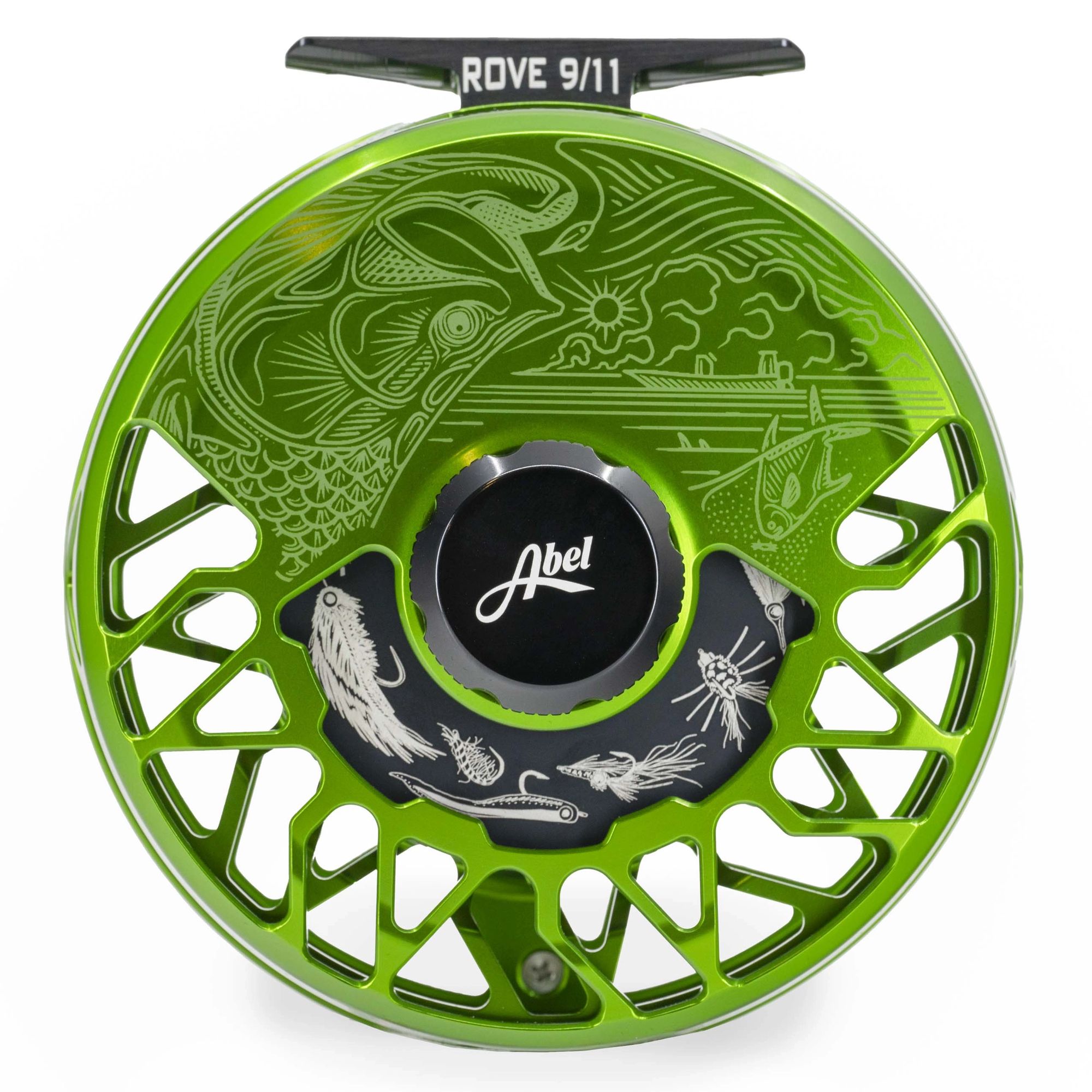 Abel Rove Fly Reel Ported Green Grass - Fin & Game