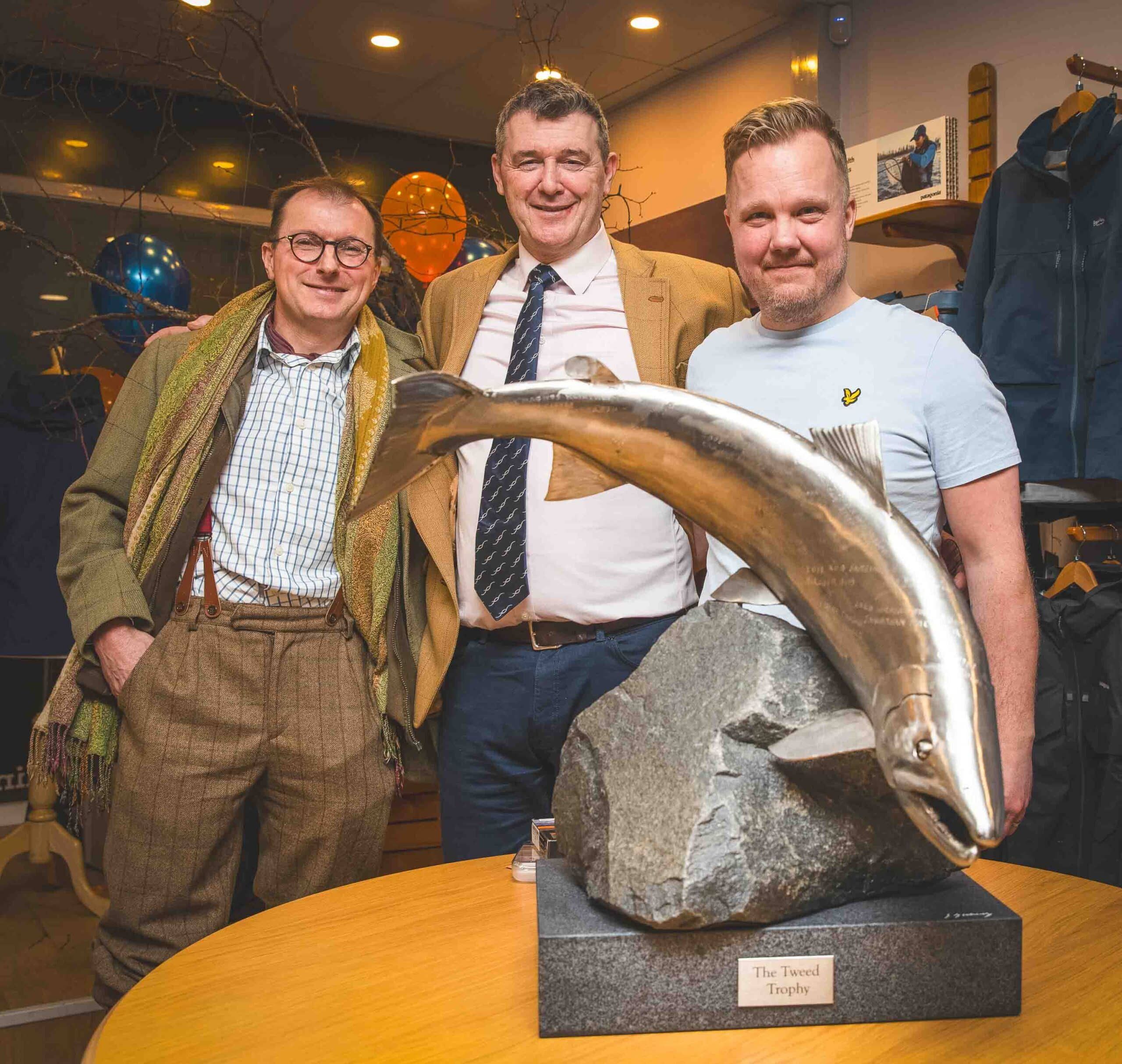 The Tweed Trophy - The Fishing Trophy made by local sculptor Jason Sweeny