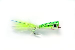 Mylar Popper Chartreuse and White - Fin & Game