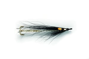 Black and Silver Snake Fly - Fin & Game