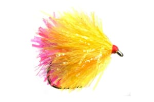 Fario Fly – Neon Sunburst and Pink Blob - Fin & Game