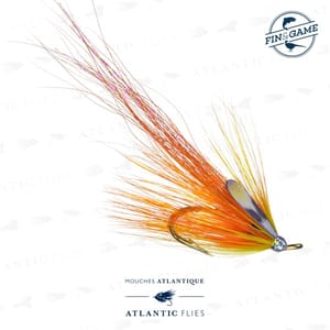 Atlantic Flies Orange Flamethrower Double - Fin & Game