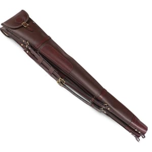 Croots Byland Leather Double Shotgun Slip with Flap and Zip - Fin & Game