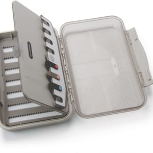C&F Medium 7-Row Waterproof Fly Box with Page and Threaders - Fin & Game