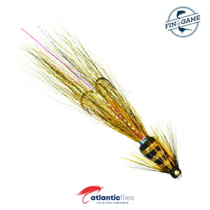 Atlantic Flies Sunburst Gold Snaelda Tube - Fin & Game