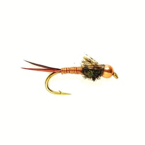 Atlantic Flies TDF Copper John Yellow Rubberlegs - Fin & Game