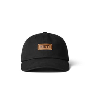 Yeti Logo Leather Baseball Hat