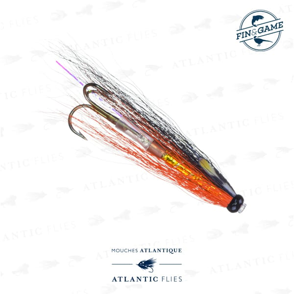 Atlantic Flies JC Black and Orange Tube - Fin & Game