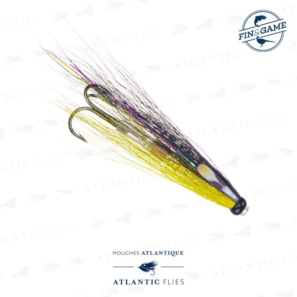Atlantic Flies JC Black and Yellow Tube - Fin & Game