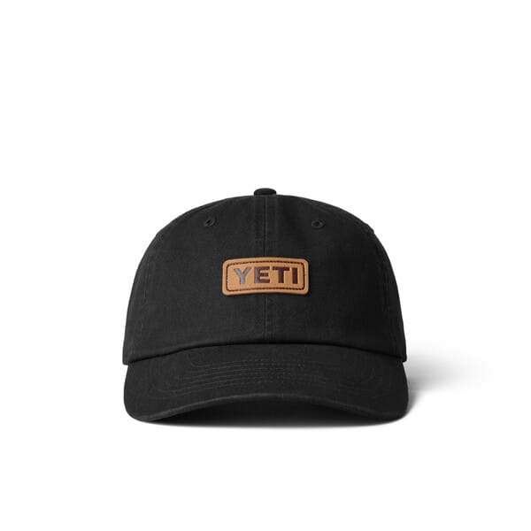 Yeti Logo Leather Baseball Hat