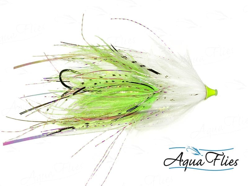 Stu’s Chinook Intruder – White/Chartreuse - Fin & Game