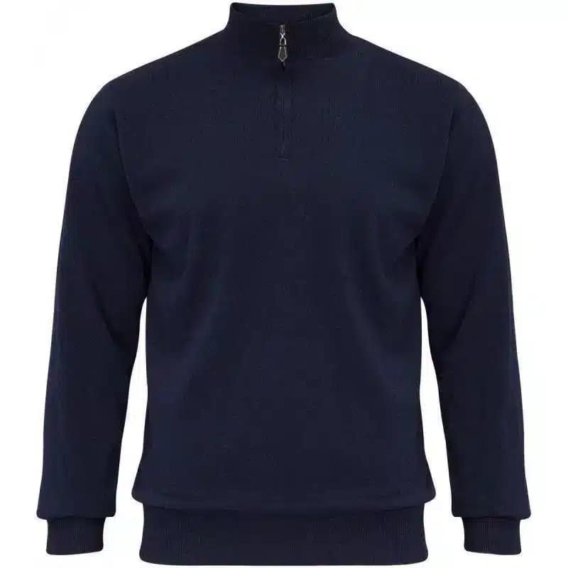 Alan Paine Wilshaw Half Zip Mock Neck with Windblock Lining - Fin & Game