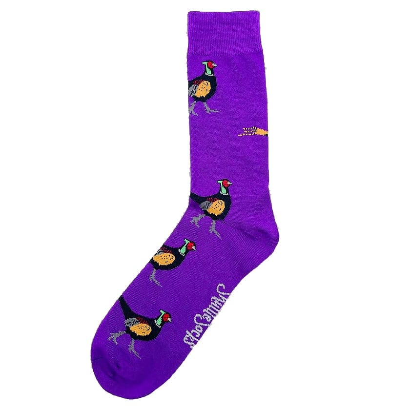 Shuttlesocks Royal Purple Pheasant Socks - Fin & Game