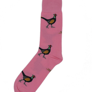 Shuttlesocks Pink Pheasant Sock