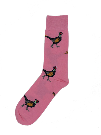 Shuttlesocks Pink Pheasant Sock