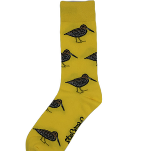 Shuttlesocks Yellow Woodcock Socks