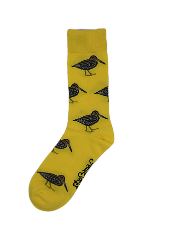 Shuttlesocks Yellow Woodcock Socks