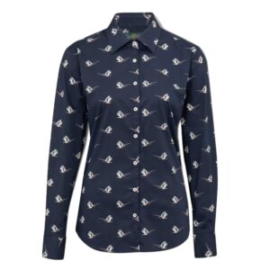 Alan Paine Ladies Lawen Printed Shirt - Fin & Game