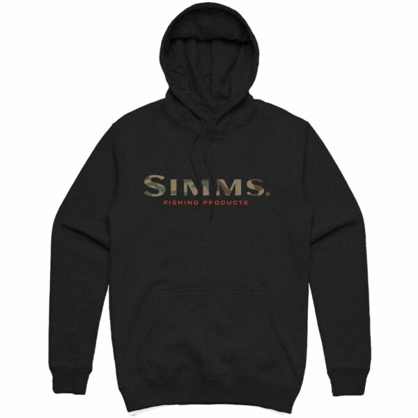 Simms Logo Hoody Black