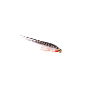 Product image of a White Sunray Shadow plastic micro tube used for Atlantic Salmon Fly Fishing.