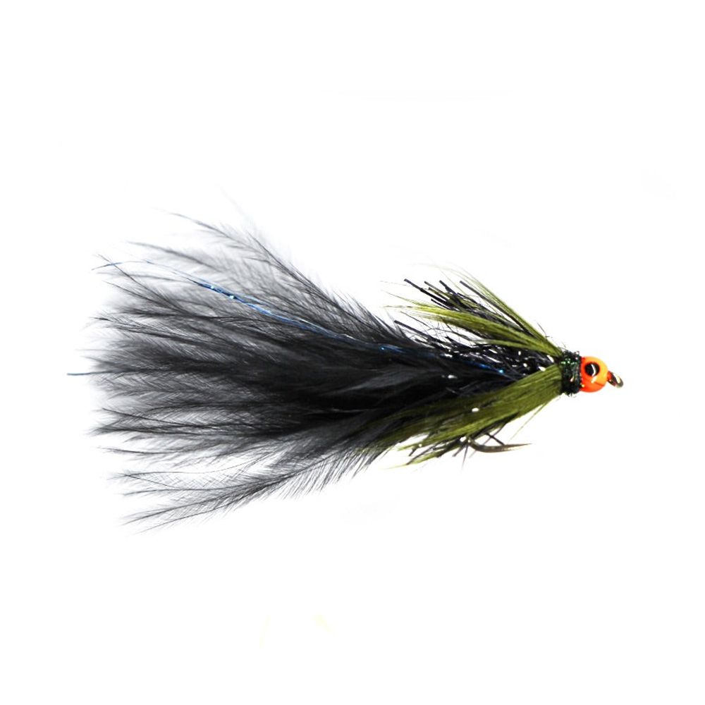 Fario Fly Black Blue Flash Hot Head Damsel - Fin & Game