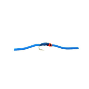 Fario Fly Squirmy Worm – Blue - Fin & Game