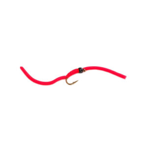 Fario Fly Squirmy Worm – Red - Fin & Game