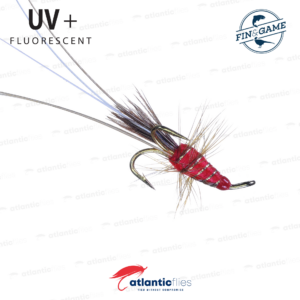 Atlantic Flies Red Frances Treble - Fin & Game
