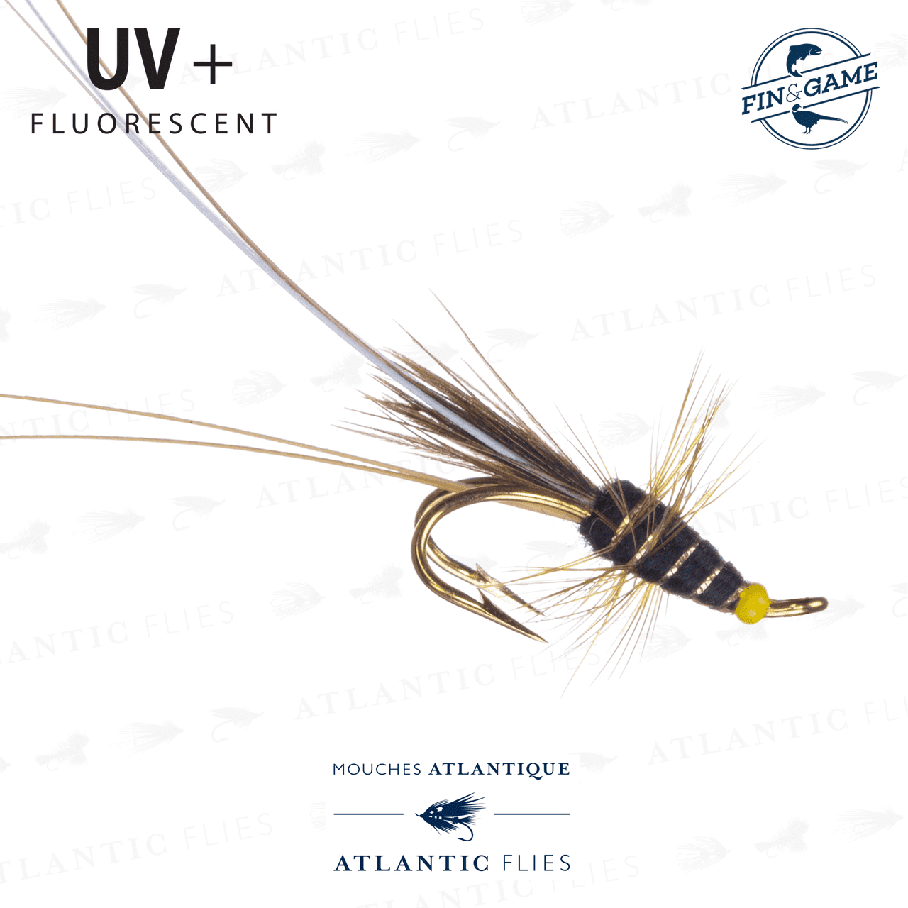 Atlantic Flies Black Frances Double - Fin & Game