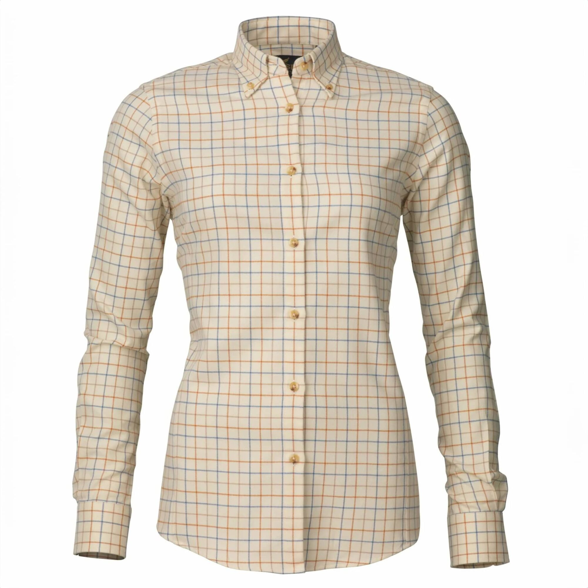 Untitled-16 Laksen 100% Brushed Cotton Clarence Shirt - Fin & Game
