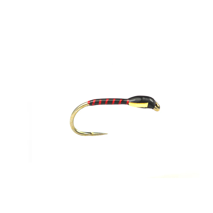 Fario Fly Gold Cheek Red Holo Buzzer - Fin & Game
