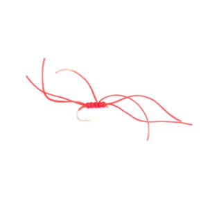 Fario Fly Crazy Worm – Red - Fin & Game