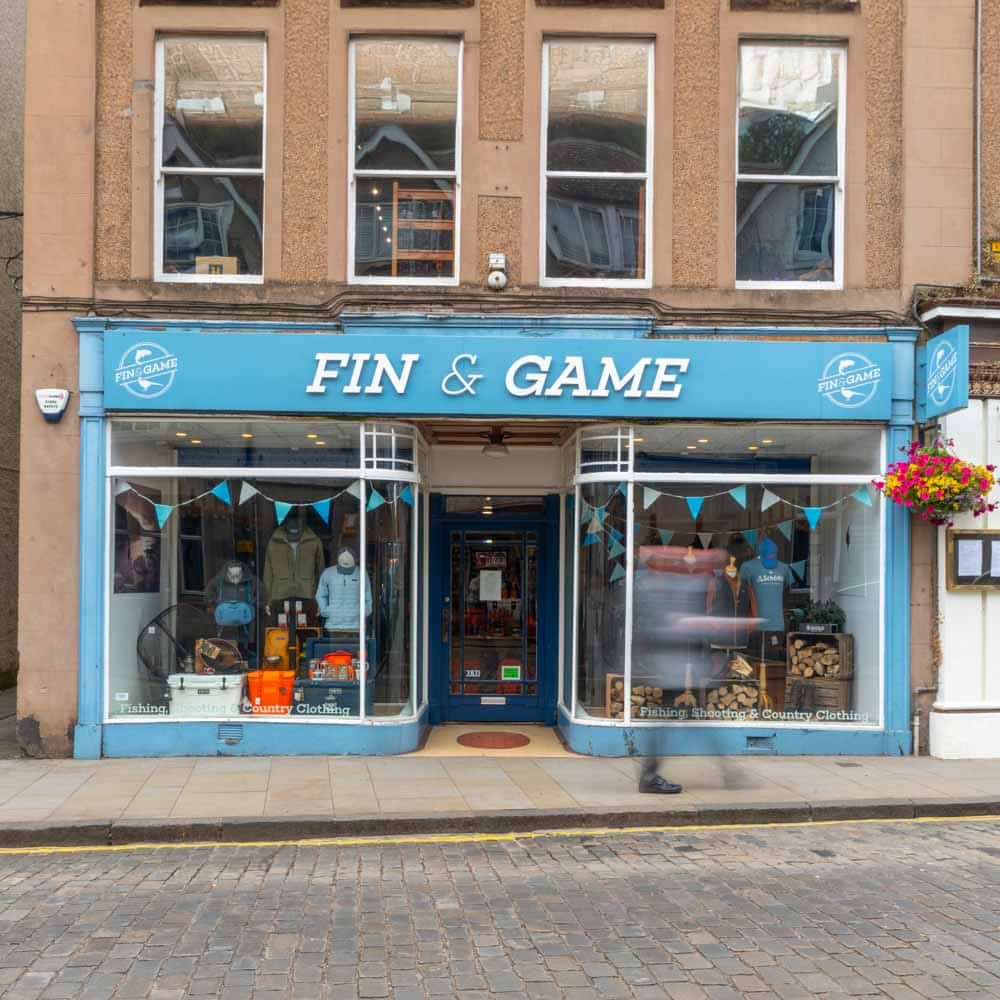Fin and Game - Store Front in Kelso on the Scottish Borders Fin and Game - Store Front in Kelso on the Scottish Borders