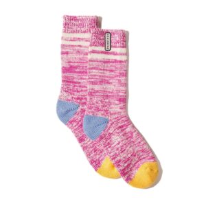 Sealskinz Thwaite Bamboo Mid Length Twisted Sock – Pink, Small - Fin & Game
