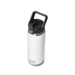 YETI Rambler 26oz Straw Bottle – White - Fin & Game