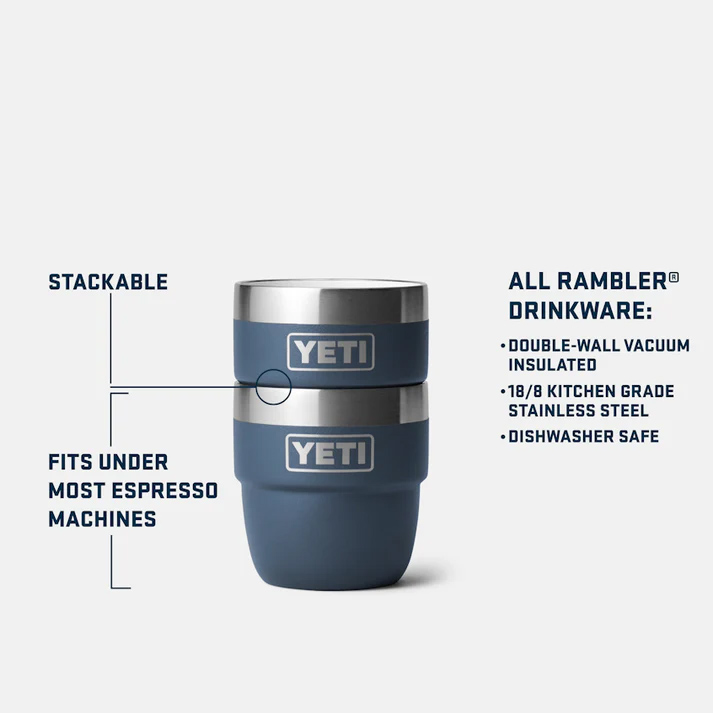 YETI Rambler Espresso 4oz Stackable Cup – Seafoam - Fin & Game
