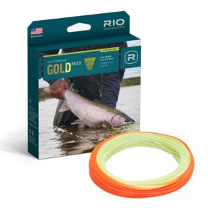 Premier RIO Gold Max Fly Line Studio Image On White Background