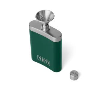 YETI Rambler Flask – Black Forest Green - Fin & Game