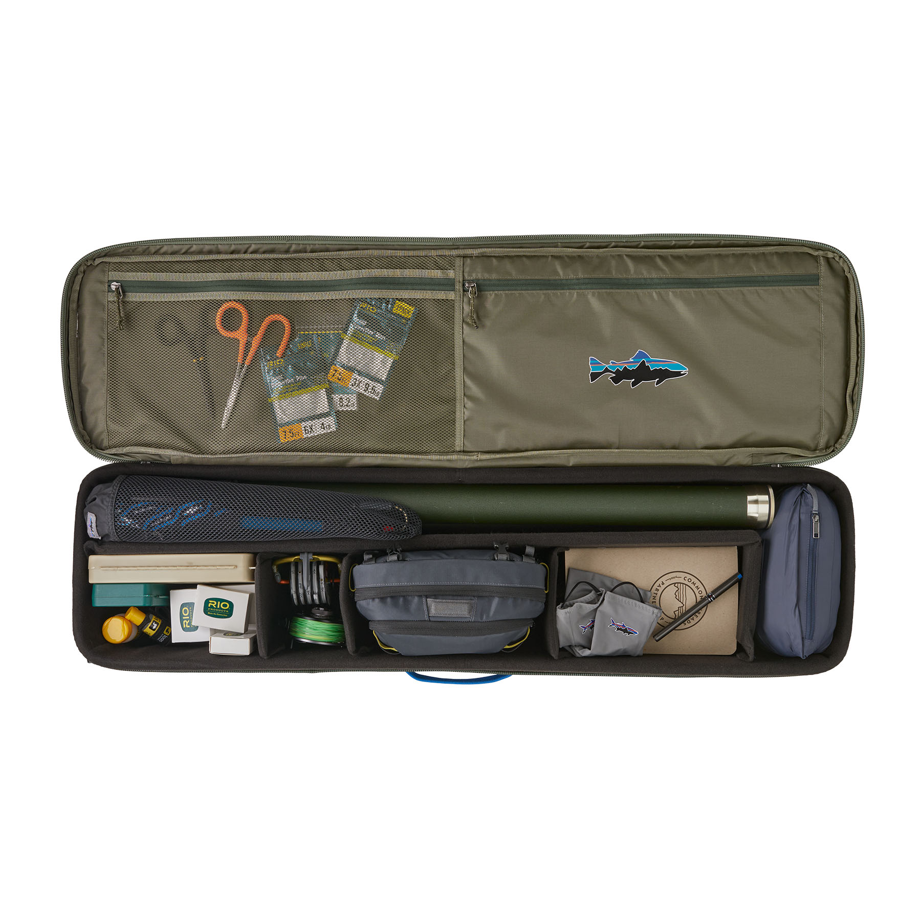 Patagonia Black Hole Rod Case – Basin Green - Fin & Game