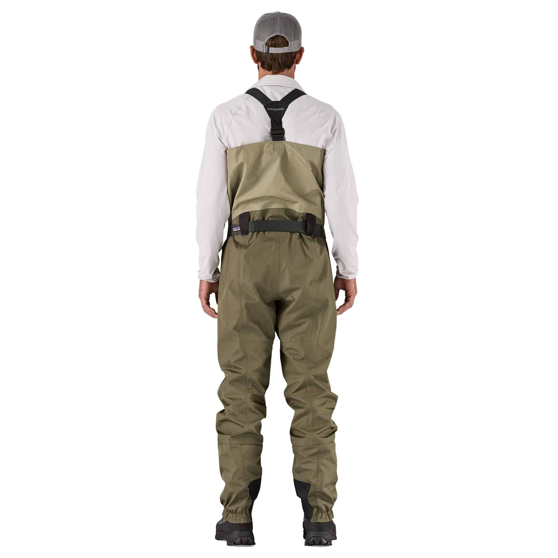 Patagonia Mens Swiftcurrent Traverse Zip Front Waders Product Image Rear