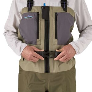 Patagonia Mens Swiftcurrent Traverse Zip Front Waders Product Image Detail Belt