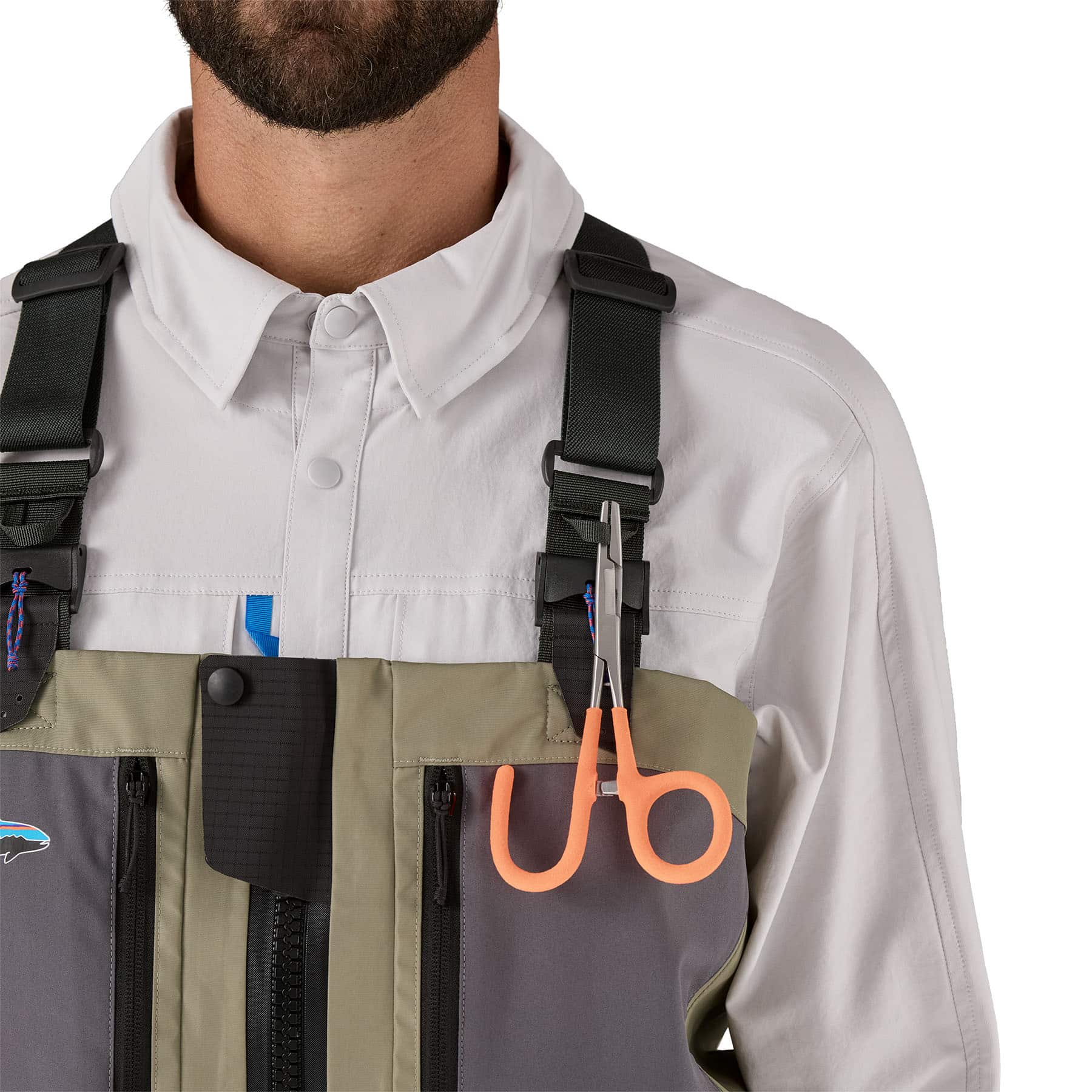 Patagonia Mens Swiftcurrent Traverse Zip Front Waders Product Image Detail 2
