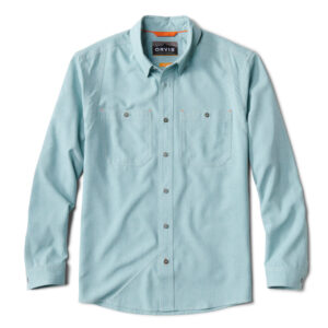 Orvis Tech Chambray Ss Work Shirt - Fin & Game