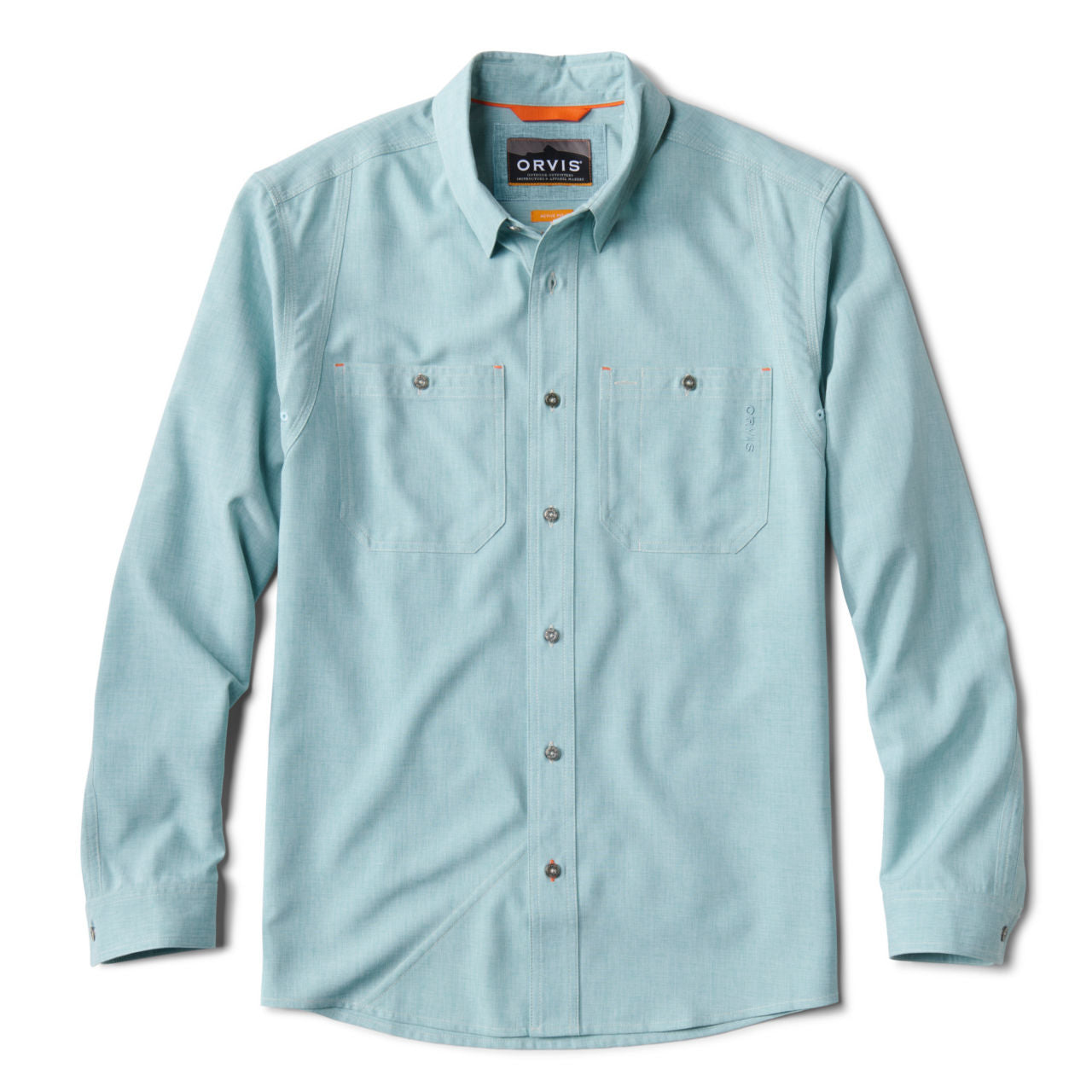 Orvis Tech Chambray Ss Work Shirt - Fin & Game