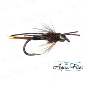 Aqua Flies TDF BH Green Prince Rubberlegs - Fin & Game